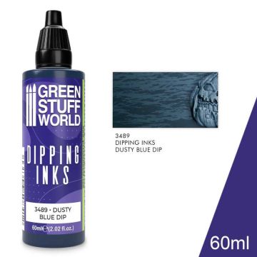 Акрилове чорнило Green Stuff World Dipping Ink: Dusty Blue Dip (60ml)
