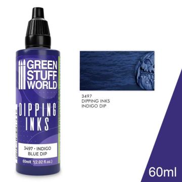Акрилове чорнило Green Stuff World Dipping Ink: Indigo Blue Dip (60ml)