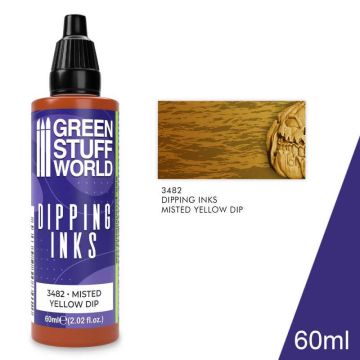 Акрилове чорнило Green Stuff World Dipping Ink: Misted Yellow (60ml)