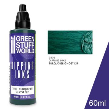 Акрилове чорнило Green Stuff World Dipping Ink: Turquoise Ghost Dip (60ml)
