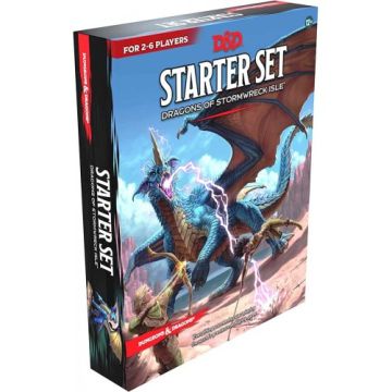 Стартовий набір настільної рольової гри Dungeons and Dragons RPG: Dragons of Stormwreck Isle Starter Kit