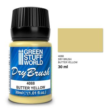 Акрилова фарба Green Stuff World Dry Brush Paints: Butter Yellow (30ml)