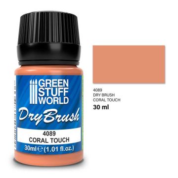 Акрилова фарба Green Stuff World Dry Brush Paints: Coral Touch (30ml)