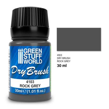 Акрилова фарба Green Stuff World Dry Brush Paints: Rock Grey (30ml)
