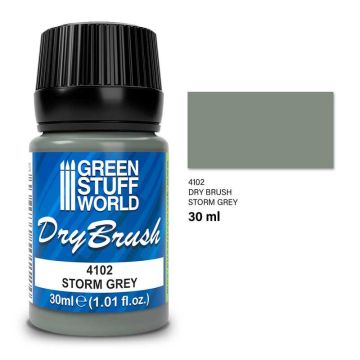 Акрилова фарба Green Stuff World Dry Brush Paints: Storm Grey (30ml)