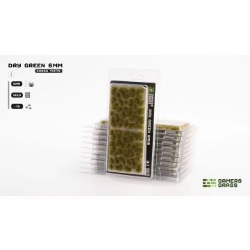 Пучки трави Gamers Grass: Dry Green (6mm) Wild