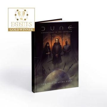 Книга правил настільної рольової гри Dune - Adventures in the Imperium – Core Rulebook Standard Edition