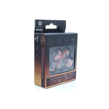 Гральні куби до настільної рольової гри Dune - Adventures in the Imperium Dice Set: Harkonnen