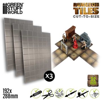 Набір елементів підземелля Green Stuff World: Dungeon Tiles 32mm