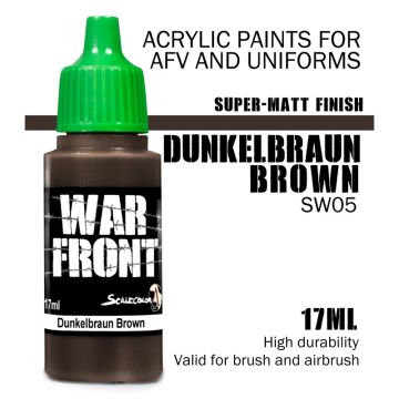 Акрилова фарба Scale 75: Warfront: Dunkelgrau Brown (17ml)