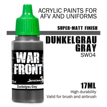 Акрилова фарба Scale 75: Warfront: Dunkelgrau Gray (17ml)