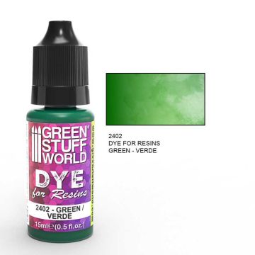 Барвник Green Stuff World Dye for resins: Green (15 ml)