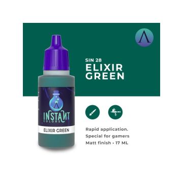 Акрилова фарба Scale 75: Instant Colors: Elixir Green (17ml)