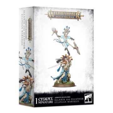 Мініатюра Age of Sigmar Lumineth Realm-lords: Ellania and Ellathor, Eclipsian Warsages (GW Exclusive)