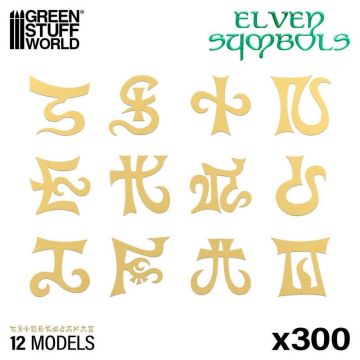 Елементи декору Green Stuff World: Elven Runes and Symbols