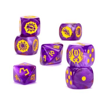 Гральні куби Blood Bowl: Elven Union Team Dice Set
