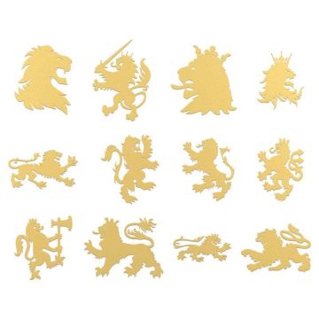 Елементи декору Green Stuff World: English Lion Symbols