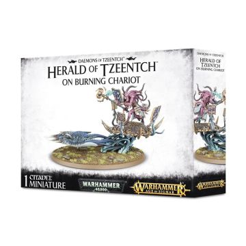 Мініатюра Age of Sigmar Disciples of Tzeentch: Fateskimmer, Herald of Tzeentch on Burning Chariot (GW Exclusive)