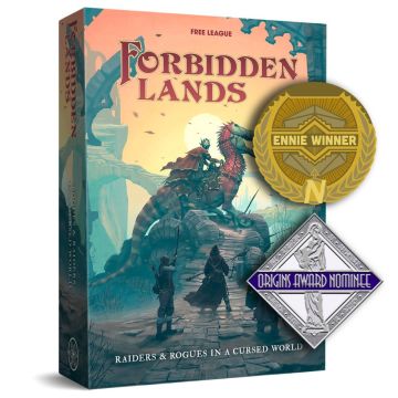 Стартовий набір настільної рольової гри Forbidden Lands RPG: Core Boxed Set
