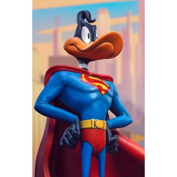 Колекційна статуетка Iron Studios: Statue Daffy Duck Superman - Space Jam: A New Legacy - Art Scale 1/10