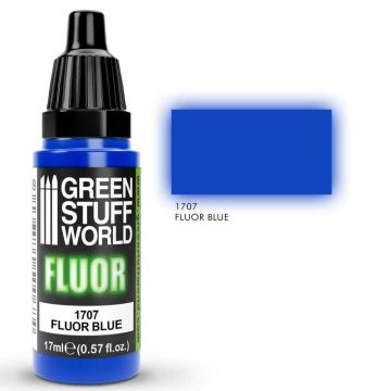 Акрилова фарба Green Stuff World Fluorescent Paints: Blue Fluo  (17 ml)