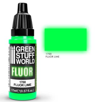 Акрилова фарба Green Stuff World Fluorescent Paints: Lime Fluo  (17 ml)