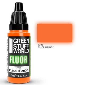Акрилова фарба Green Stuff World Fluorescent Paints: Orange Fluo  (17 ml)