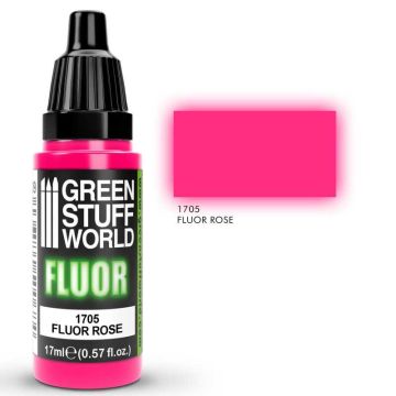 Акрилова фарба Green Stuff World Fluorescent Paints: Rose Fluo  (17 ml)