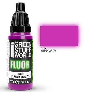 Акрилова фарба Green Stuff World Fluorescent Paints: Violet Fluo  (17 ml)