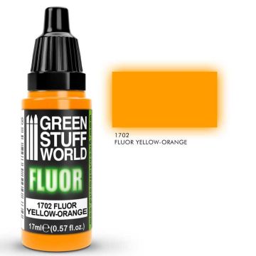 Акрилова фарба Green Stuff World Fluorescent Paints: Yellow-Orange Fluo (17 ml)