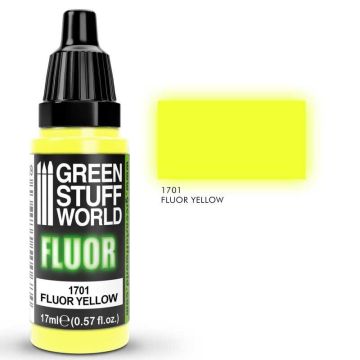 Акрилова фарба Green Stuff World Fluorescent Paints: Yellow Fluo  (17 ml)
