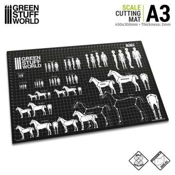 Самовідновлюючий килимок Green Stuff World: Scale Cutting Mat A3