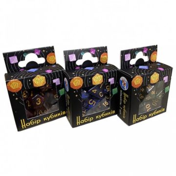 Гральні куби для НРІ Games 7 Days: Galaxy 7 Dice Set