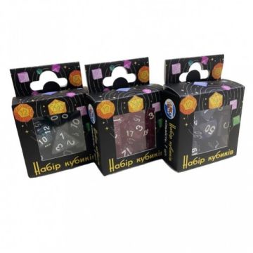 Гральні куби для НРІ Games 7 Days: Glitter 7 Dice Set