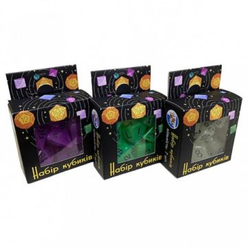 Гральні куби для НРІ Games 7 Days: Glow In The Dark 7 Dice Set