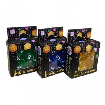 Гральні куби для НРІ Games 7 Days: Transparent 7 Dice Set
