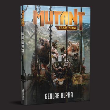 Базова книга правил настільної рольової гри Mutant: Year Zero RPG: Genlab Alpha Core Rulebook