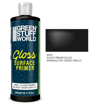 Ґрунт Green Stuff World Metallic Paint: Gloss Black Primer 240ml