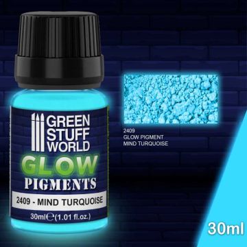 Люмінесцентні пігменти Green Stuff World: Glow in the Dark Mind Turquoise 30ml