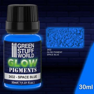 Люмінесцентні пігменти Green Stuff World: Glow in the Dark Space Blue 30ml