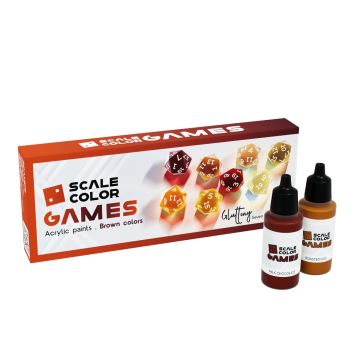 Набір акрилових фарб Scale 75: Scalecolor Games: Gluttony (8x17 ml)