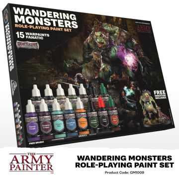 Набір акрилових фарб The Army Painter: Gamemaster Wandering Monsters Role-playing Paint Set