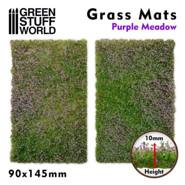 Імітація трав'яного покриття Green Stuff World: Grass Mat Cutouts - Purple Meadow