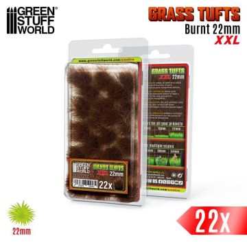 Пучки трави Green Stuff World: Grass Tufts XXL - 22mm Self-Adhesive - Burnt