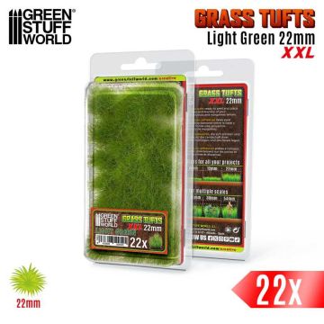 Пучки трави Green Stuff World: Grass Tufts XXL - 22mm Self-Adhesive - Light Green