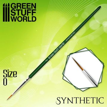Пензлик Green Stuff World: Green Series Synthetic Brush - Size 0