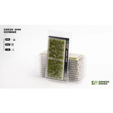 Пучки трави Gamers Grass: Green (4mm) Wild