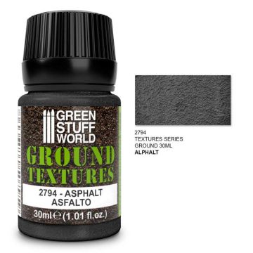 Акрилова паста Green Stuff World: Ground Textures - Asphalt 30ml