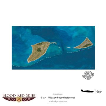 Ігрове поле Warlord Games Cruel Seas: 6' x 4' Midway Fleece