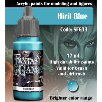 Акрилова фарба Scale 75: Fantasy & Games: Hiril Blue (17ml)